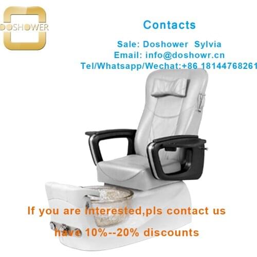 Doshower DS-W20104 design pedicure manicure chairs with pedicure chair foot spa massage for massage chairs with pedicure basin
