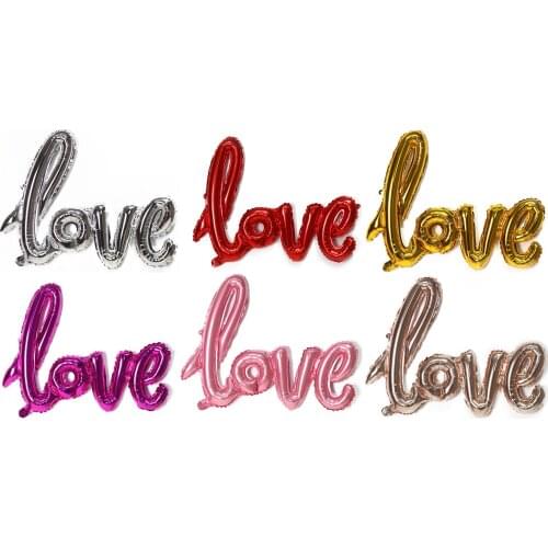 Small Siamese Love Aluminum Film Balloon Wedding Decoration Balloon Party Supplies Proposal Romantic Valentines Day Confession