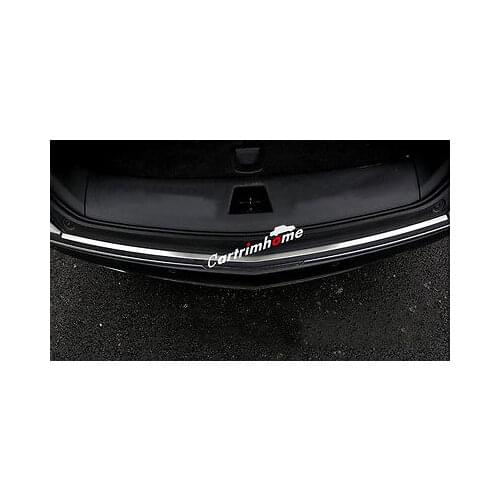 Stainless Outer Rear Bumper Guard Plate Trim 1pcs for Cadillac XT5 2016 2017