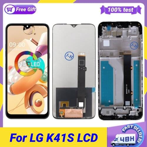 Original 6.5" For LG K41S LMK410EMW LM-K410EMW LCD Display Touch Screen Digitizer Panel Assembly Replacement Parts For LG K41S