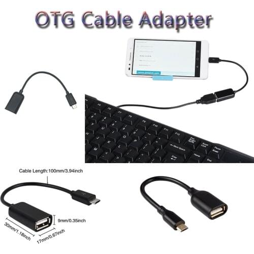 OTG Cable Adapter Micro USB Cable Adapter Converter Male To Female High Quality For Samsung Xiaomi Android Phone For Flash Drive