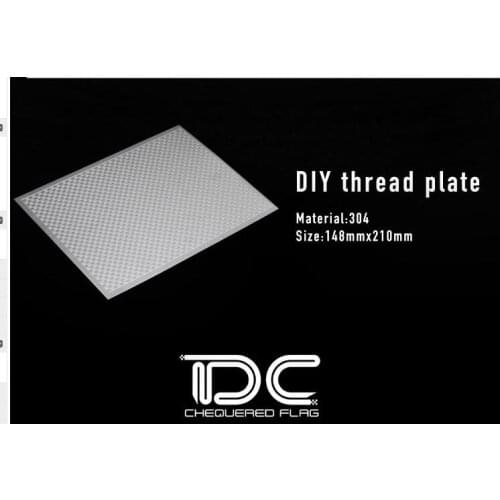 DIY thread plate Anti-skid plate for 1:10 1/10 crawler rc car trx4 scx10