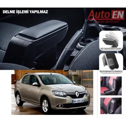 Premium FOR Renault Symbol 3 Sedan 2013-2019 Armrest Decoration Car Armrest Sliding Iron Leg NON-DRILLED High Quality 3 Colors