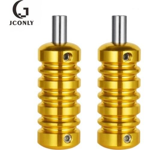 2pcs 22mm Aluminium Alloy Tattoo Grip Tube Tattoo Machine Handle Grips for Tattoo Supplies and Equipment