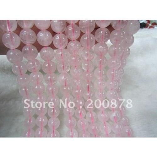 TSB0470 Natural Pink Crystal Quartz Loose Strand,10mm,Jewelry Beads,16