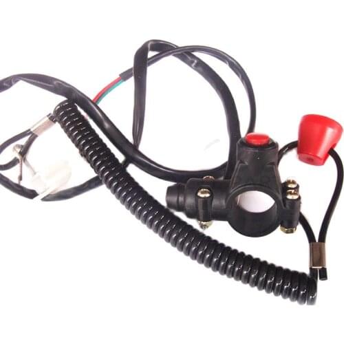 Universal 49cc Mini 7/8inch Motorcycle ATV Quad Engine Emergency Kill Switch Tether Dirt Pit bike