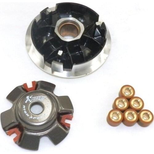 HIGH PERFORMANCE VARIATOR SET With 15g ROLLERS 18X14MM FOR GY6 125cc 150cc 4 STROKE SCOOTER MOPED ATV Karts Part