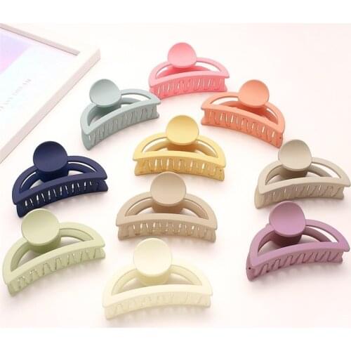Korean Hair Clips for Women Hair Claw Colorful Elegant Candy Colors Claw Clip Girls Hair Clip Hair Barrettes Hair Accessories