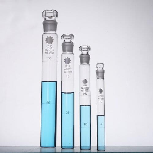 1 piece/pack Glass Colorimetric Cylinder Color Comparison Tube Laboratory Colorimeter tube