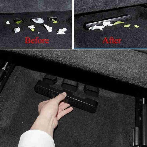 2PCS/Set For Audi Q7 Q8 2017 2018 Accessories Car Air Conditioner Outlet Duct Heat Under AC Protective Vent Grille Cover