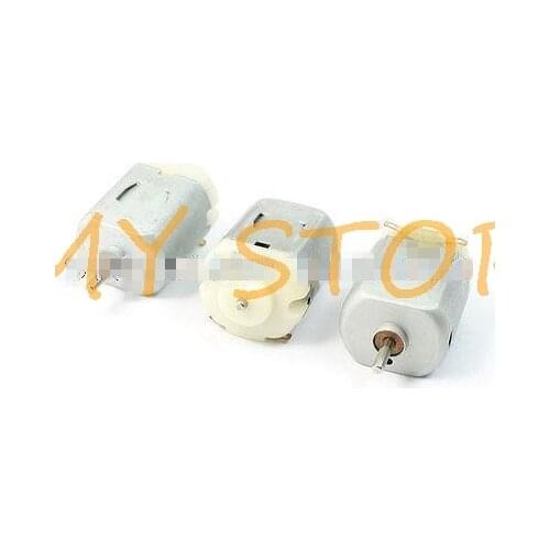 3pcs DC 1.5-6V 3V 17000RPM-20000RPM 2mm Shaft Mini Motor for Door Lock Repair DIY 130
