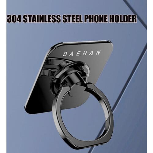 Stainless steel phone holder 360 Rotating finger ring holder mobile phone bracket stand