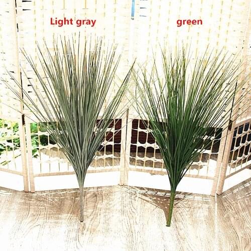 70CM Artificial Reed Grass Plants Green Plastic Onion Grass Bundle Indoor Flower Arrangement Material Wedding Hotel Home Decor