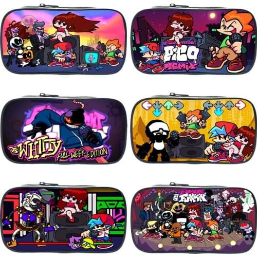 Hot Game Friday Night Funkin Pencil Case Kids Gift Student Pen Bag Boys Girls Stationery Pencil Bag School Supplies Pencil Pouch