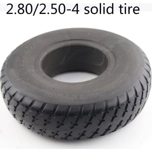 Lightning Delivery 2.80/2.50-4 solid Tire Non inflation tyre Electric Scooter Trolley Wheelchair