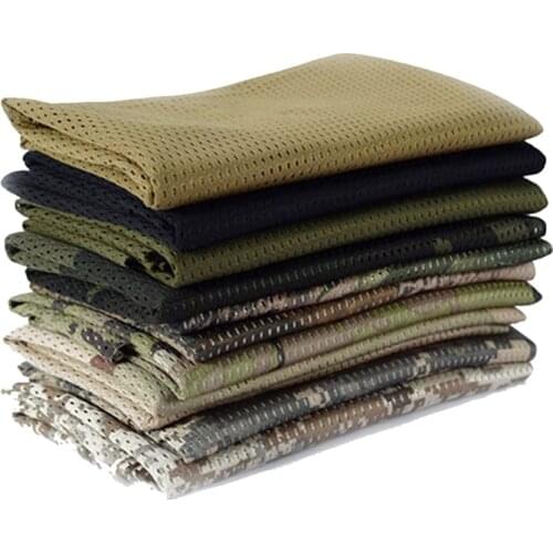 2021 Unisex Camouflage Scarf Tactical Multifunctional Army Mesh Breathable Airsoft Paintball Scarf Wrap Mask Shemagh Veil