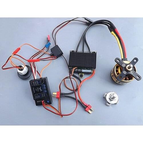 Fixed-wing Plane Kit 4250 Brushless Motor 50A Electrical Adjustment FUTABA Flight Control Automatic Balance Instrument