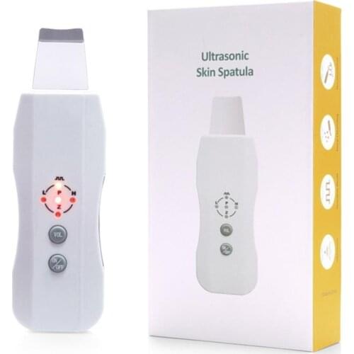 LINMEE rechargeable ultrasonic face skin scrubber facial Cleansing Acne Removal Skin Deeply Cleaning Device