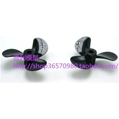 Upgraded 3 blades propeller for RC boat normal and reverse