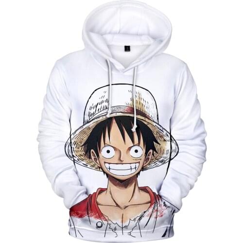 Fashion 3D One Piece Anime Hoodie Men Pullovers Women Hooded Hip Hop Long Sleeve 3D Print One Pieces 3D Hoodies Boys Sweatshirt