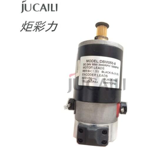 Jucaili printer DBM050-8 carriage motor 24V DC For Wit color/Smart 9000 9200 printer servo motor