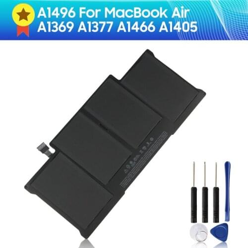 Authentic Replacement Battery A1496 for MacBook Air A1369 A1405 A1466 A1405 A1377 7150mAh 54.4wh 7.6V