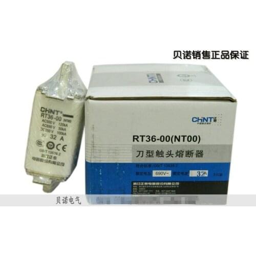 Original new 100% fuse knife contact fuse fusible core RT36-00-160 RT16/NT00 25A