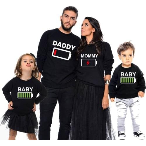 Couple Pullover Mother Son Matching Outfits Funny Women Men Sweatshirts Autumn Winter Family Style Hoodies