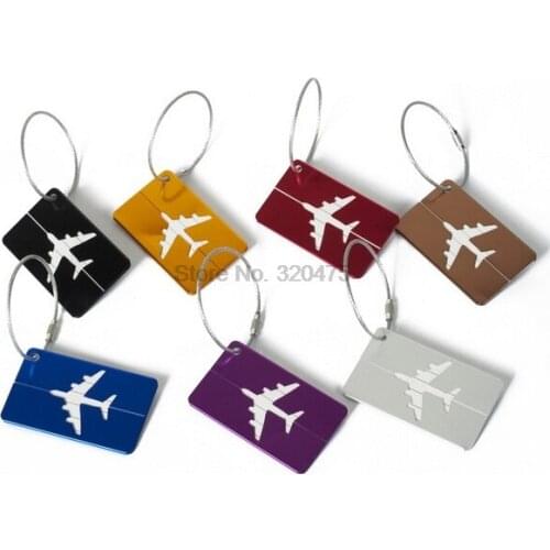 By dhl 500pcs practical Cute Novelty Rubber Travel Luggage Label Straps Suitcase Luggage Tags