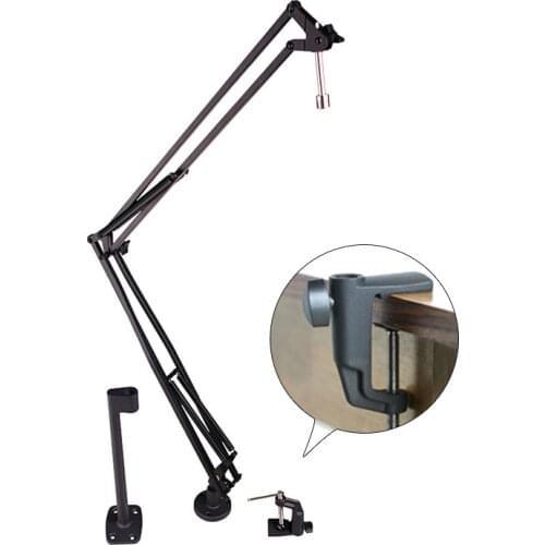 Superlux HM48B Movable Microphone Desk Arm Table Arm , Suitable For Home, Studio And Multi-Media Work-Station