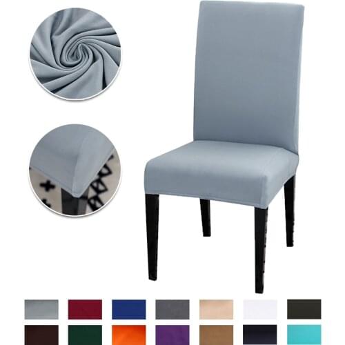 Elastic Dining Room Chair Slipcover Spandex Modern Removable Anti-dirty Kitchen Seat Stretch Chair Covers for Banquet Party