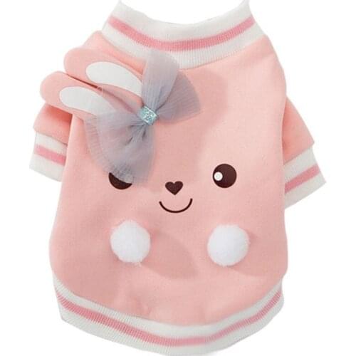 Cartoon Dog Hoodie Spring Pet Dog Clothes For Dogs Coat Jacket Cotton Ropa Perro French Bulldog Clothing For Dogs Pets Clothing