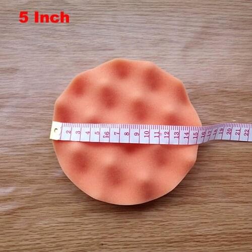 Youwinme 1Pcs 5 Inch Polishing Waxing Wave Sponge For Auto Car Truck Paint Care Wash Cleaning Tool Buffing Foams Pad