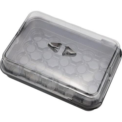 High Quality Seed Planting Box Flower Pot Durable 6pcs Indoor Plastic Transparent Cover Hydroponic Black Gardening Seedling Tray