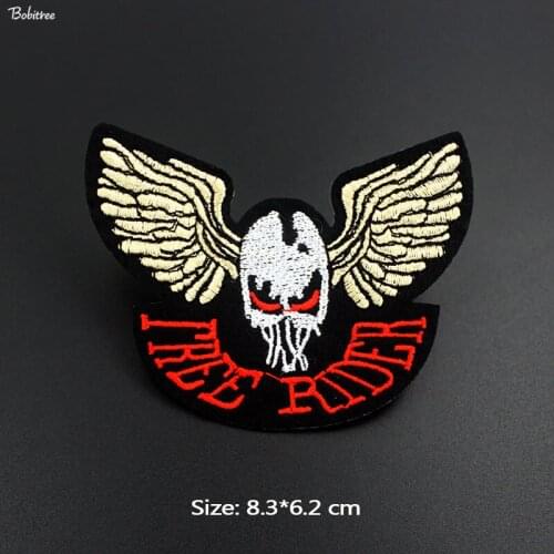 Punk Skull Badge Clothes Stickers Apparel DIY Patchwork Ironing Patches Appliques Decorative DIY Sewing Supplies