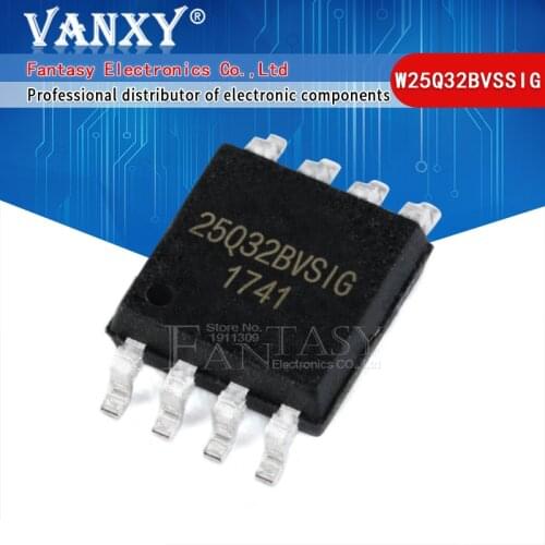 10PCS W25Q32BVSSIG SOP-8 W25Q32 SOP 25Q32BVSIG SMD W25Q32BVSIG 25Q32