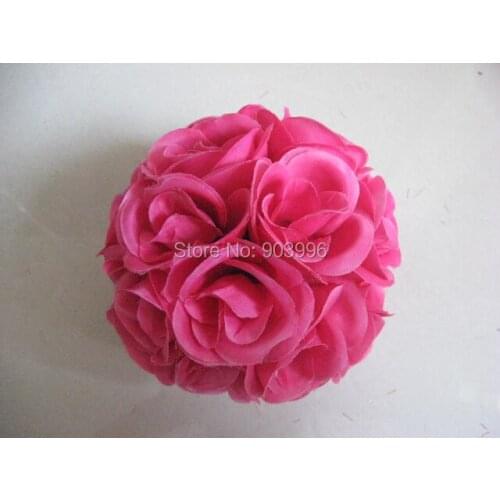 15cm plum inner plastic flower ball-kissing wedding decoration ball