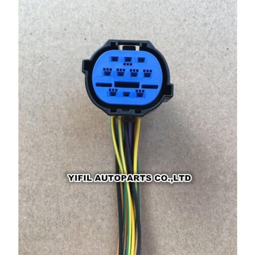 2pcs/lot 10 Pin/Way Female Headlamps Plug Socket Headlight Connector Wire Harness Cable For Hyundai IX25 KIA K2345 HP406-10021