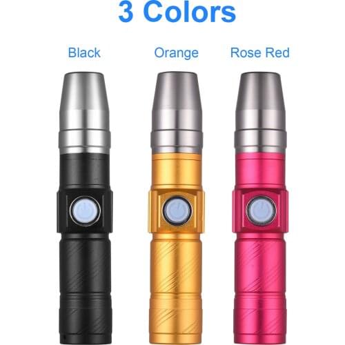 2021 Mini Flash Light for LED UV Gel Curing Lamp Light Handheld Nail Dryer Nail Flashlight with Lanyard UV Flashlights Detector