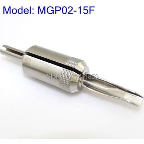 22mm Stainless Steel Tattoo Flat Magnum Grip Tube With Flat Magnum 15 Tip FT15 Supply MGP02-15F