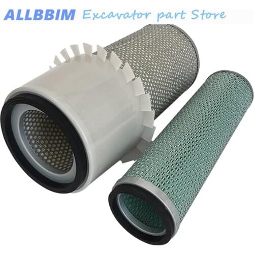 For Hyundai R120 R130-3 R110-7 Excavator accessories Air Filter Air Filter Element 1129111C1 AF4995K high quality accessories