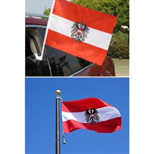 Austria National Flag Country National Banners 90 x 150cm/5 x 3ft