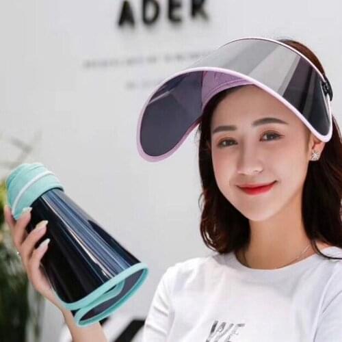 Anti-ultraviolet Sunshade Sun Cap Women Face Sunscreen Fashion Hat Female Outdoor Summer Riding Sun Protection Casual Hats H7347
