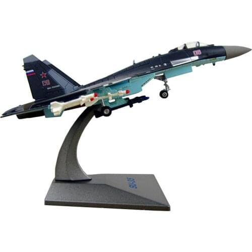 1/144 Scale Soviet Union Navy Army Su35 Fighter Aircraft Russia Airplane Models Adult Children Toys Display Adult Plane Gifts