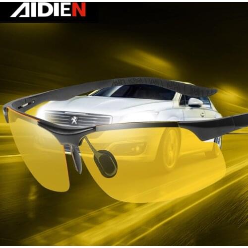 Polarized prescription night vision glasses myopia men sunglasses diopter nearsighted -1.5-2 +1 anti-glare yellow driver goggles