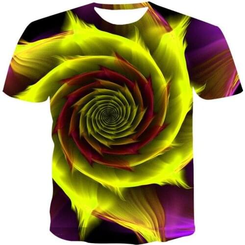 2020 New Men 'S 3d Printed Quick -Drying Summer Shirt T -Shirt Bright And Bright Colors Men 'S T-Shirt Large Size Short -Sleeved
