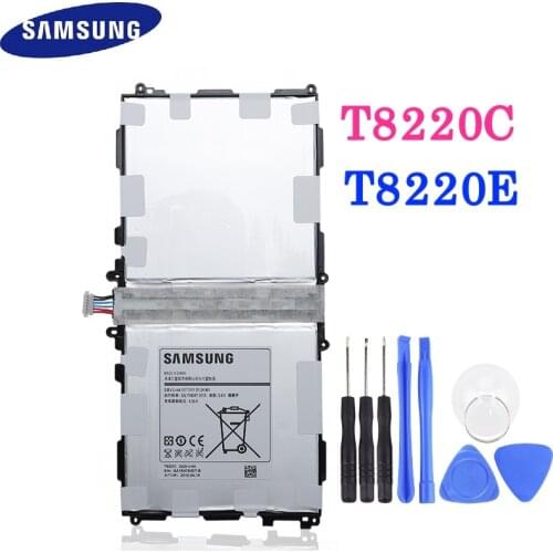 Original T8220C T8220E Battery For Samsung GALAXY Note 10.1 Tab Pro P600 P601 P605 P607 SM-T520 SM-T525 Tablet Batteries 8220mAh