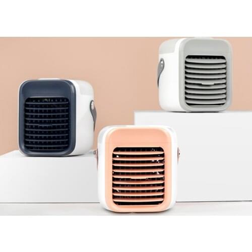 Rechargeable Mini Air Cooler Fan Quick Cooler Air Conditioner Fans USB Charging Air Conditioner Air Cooling Fan For Office Room