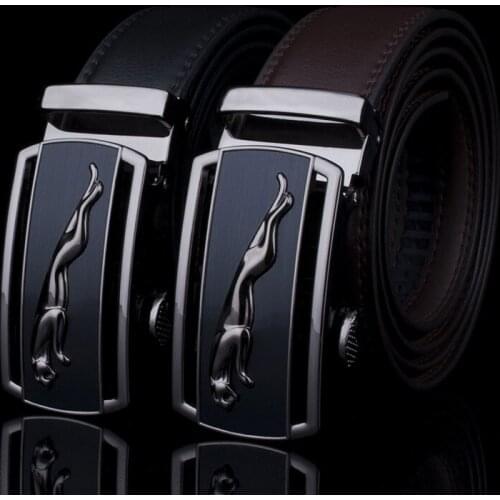 Famous Brand Belt, New Male Cowhide Belt with Automatic Buckle for Men, Luxury Belts 110cm-130cm for Men Ceinture Homme
