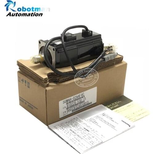 New Original AC Servo Motor SGMAH-02AAF4C 200W 200V With Free DHL/UPS/FEDEX